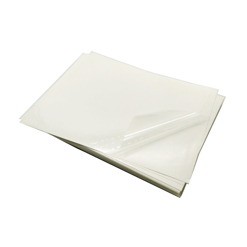 36um 투명 PET 필름/이동식 접착제 /60g 흰색 글라신지 라이너