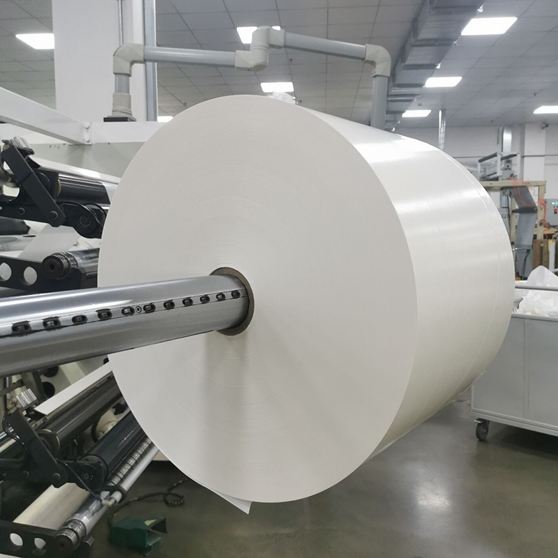 25um 밝은 흰색 PET /아크릴 용제 접착제 /80g 흰색 라이너