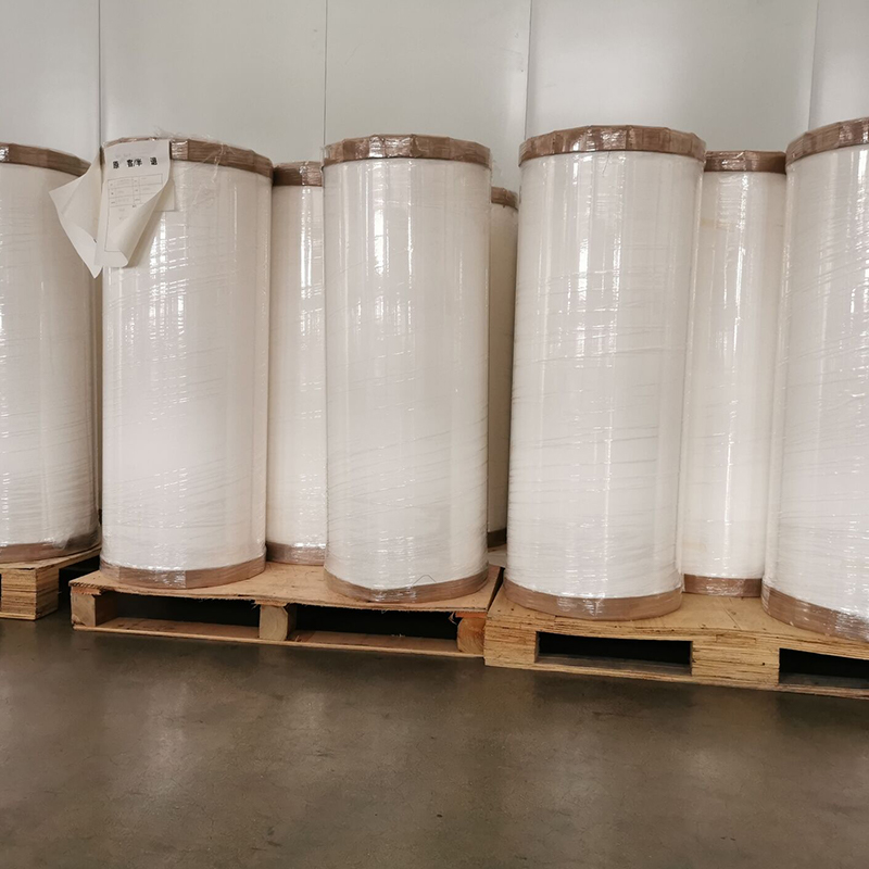 25um 밝은 흰색 PET /아크릴 용제 접착제 /80g 흰색 라이너