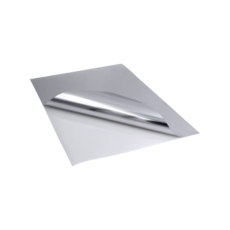 밝은 은색 PP 라벨 소재