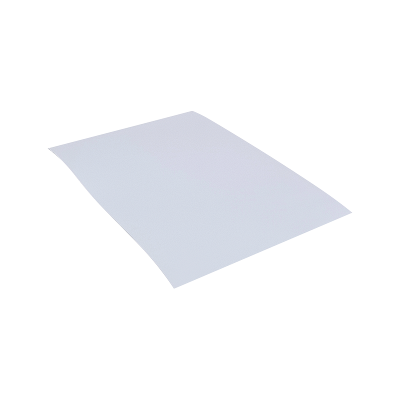 25um 밝은 흰색 알루미늄 처리 PET 필름 타이어 접착 종이 스티커 