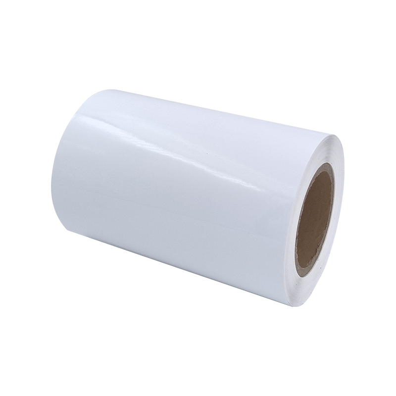 25um 밝은 흰색 알루미늄 처리 PET 필름 타이어 접착 종이 스티커 