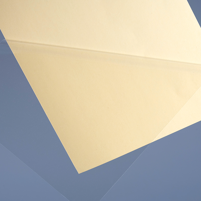 50mic 투명한 자체 접착 폴리에스테르 필름 비닐 스티커 인쇄 라벨 점보 롤