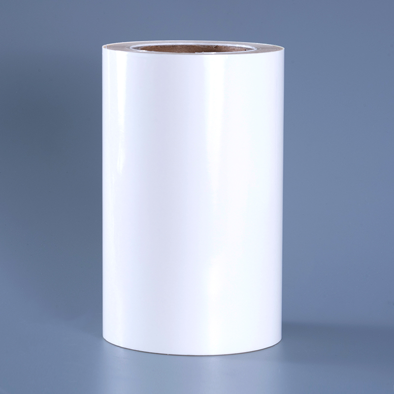 제거 가능한 접착성 투명 폴리에스테르 라벨이 있는 25mic 투명 PET 필름