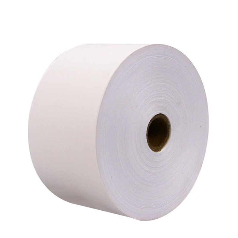 언 접착제를 가진 80gsm Woodfree 스티커 종이 Flexo 인쇄