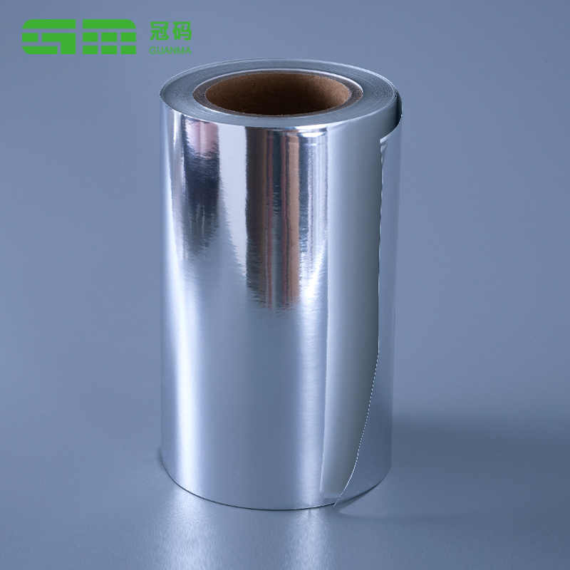 50mic 광택 있는 은 PP 자체 접착 종이 점보 롤(타이어 접착제 포함)