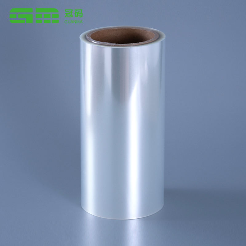 투명한 애완 동물 강선을 가진 50mic 명확한 자동 접착 PP 점보 목록